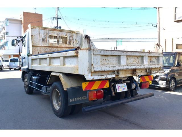 ヒノレンジャー 4トンダンプ・4tダンプ・6速マニュアル・6MT・左電動格納ミラー・荷台フックピン・電動コボレーン(17枚目)