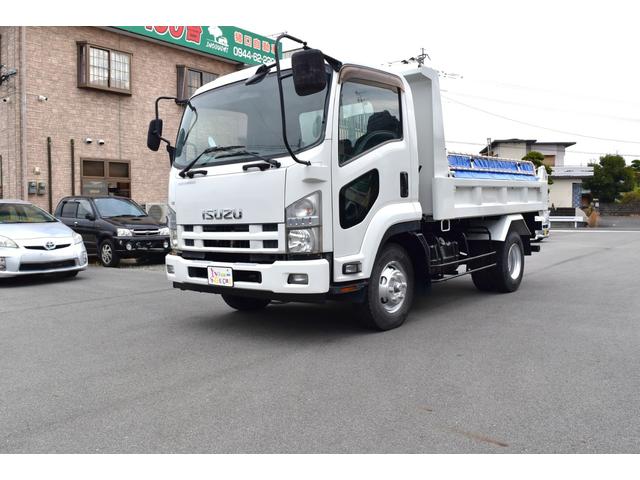 フォワード 4トン 4t ダンプ 荷台塗装済み 6MT 6速マニュアル キーレス 左電動格納ミラー(64枚目)