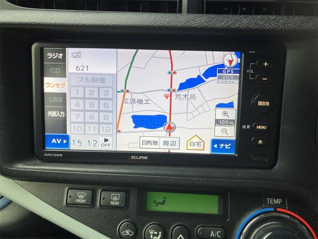 アクア 　ナビ　Ｂモニター　ＥＴＣ　ミラーウィンカー（17枚目）