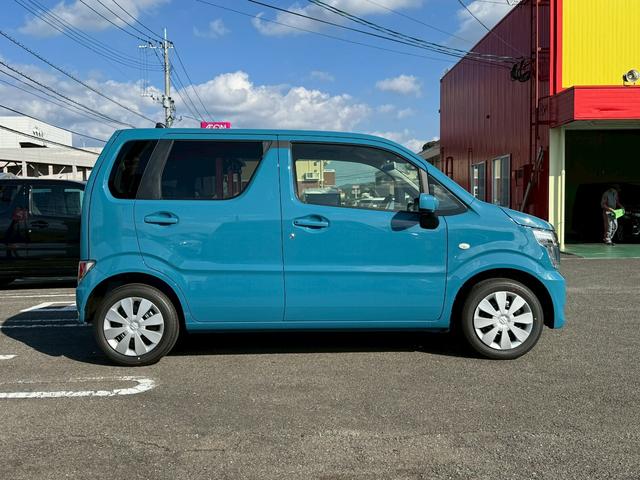 ワゴンＲ ＦＸ　クリアランスソナー　レーンアシスト　衝突被害軽減システム　オートライト　スマートキー　電動格納ミラー　シートヒーター　ベンチシート　ＣＶＴ　盗難防止システム　ＡＢＳ　ＥＳＣ　衝突安全ボディ　エアコン（5枚目）