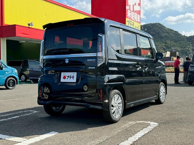 スペーシアカスタム ハイブリッドＧＳ　両側スライド・片側電動　クリアランスソナー　オートクルーズコントロール　レーンアシスト　衝突被害軽減システム　オートライト　ＬＥＤヘッドランプ　スマートキー　アイドリングストップ　電動格納ミラー（5枚目）