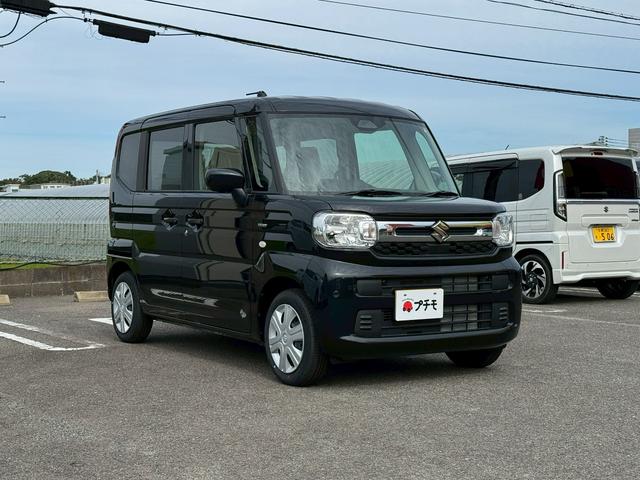 スペーシア ハイブリッドG 両側スライドドア クリアランスソナー 衝突被害軽減システム オートライト LEDヘッドランプ スマートキー アイドリングストップ 電動格納ミラー ベンチシート CVT 盗難防止システム ABS ESC(4枚目)