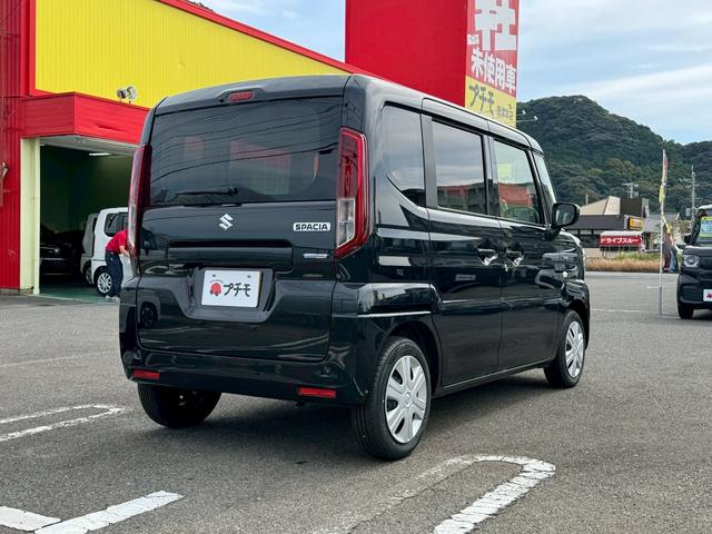 スペーシア ハイブリッドG 両側スライドドア クリアランスソナー 衝突被害軽減システム オートライト LEDヘッドランプ スマートキー アイドリングストップ 電動格納ミラー ベンチシート CVT 盗難防止システム ABS ESC(6枚目)