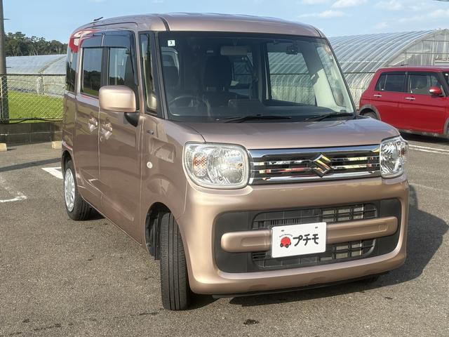 スペーシア ハイブリッドG バックカメラ 両側スライドドア ナビ クリアランスソナー 衝突被害軽減システム スマートキー アイドリングストップ 電動格納ミラー ベンチシート CVT 盗難防止システム ABS ESC(3枚目)