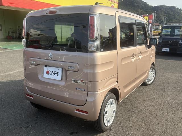 スペーシア ハイブリッドG バックカメラ 両側スライドドア ナビ クリアランスソナー 衝突被害軽減システム スマートキー アイドリングストップ 電動格納ミラー ベンチシート CVT 盗難防止システム ABS ESC(6枚目)