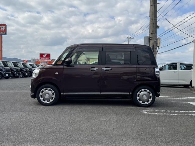 ムーヴキャンバス Xメイクアップリミテッド SAIII ドライブレコーダー 両側電動スライドドア ナビ 衝突被害軽減システム オートマチックハイビーム スマートキー 電動格納ミラー CVT 盗難防止システム ABS ESC USB 衝突安全ボディ エアコン(4枚目)