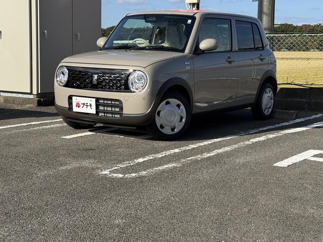 アルトラパン ハイブリッドＬ　クリアランスソナー　レーンアシスト　衝突被害軽減システム　オートライト　ＬＥＤヘッドランプ　スマートキー　アイドリングストップ　電動格納ミラー　シートヒーター　ベンチシート　ＣＶＴ　盗難防止システム（2枚目）