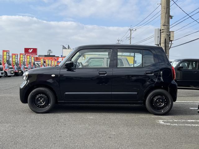 アルト Ｌ　クリアランスソナー　レーンアシスト　衝突被害軽減システム　オートライト　アイドリングストップ　電動格納ミラー　シートヒーター　ＣＶＴ　盗難防止システム　ＡＢＳ　ＥＳＣ　衝突安全ボディ　エアコン（5枚目）