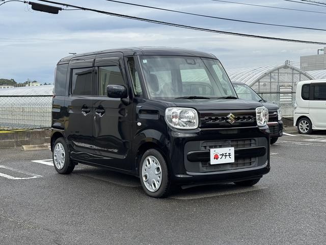 スペーシア ハイブリッドＧ　ドライブレコーダー　両側スライドドア　ナビ　ＴＶ　クリアランスソナー　衝突被害軽減システム　スマートキー　アイドリングストップ　電動格納ミラー　ベンチシート　ＣＶＴ　盗難防止システム　ＡＢＳ　ＥＳＣ（3枚目）