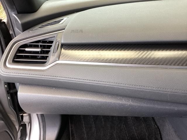 シビック ハッチバック ホンダセンシングレス 純正ナビ 盗難防止装置 Bモニター 横滑防止 シートヒーター付き LEDライト フルセグTV スマートキー AAC ナビ・TV ドラレコ サイドカーテンエアバック ETC ABS(39枚目)