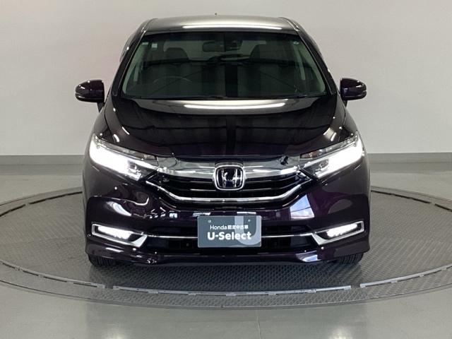 シャトル ハイブリッドXホンダセンシング 純正メモリーナビ リアカメラ ETC 衝突軽減装置 Rカメラ Fセグ LEDヘッド ECON AAC USB 盗難防止装置 記録簿 DVD再生 シートヒーター スマートキー エアバッグ 4WD ABS(6枚目)