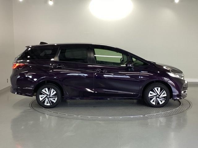 シャトル ハイブリッドXホンダセンシング 純正メモリーナビ リアカメラ ETC 衝突軽減装置 Rカメラ Fセグ LEDヘッド ECON AAC USB 盗難防止装置 記録簿 DVD再生 シートヒーター スマートキー エアバッグ 4WD ABS(32枚目)