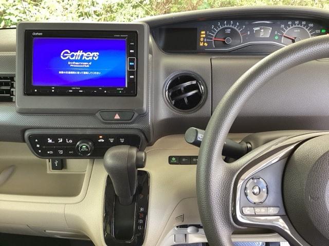 N-BOX Gホンダセンシング 純正メモリーナビ リアカメラ ETC 盗難防止システム ナビTV スマキー LED DVD再生機能 横滑り防止 記録簿 USB パワーウィンドウ AAC 地デジTV ベンチシート クルコン 両スラ(3枚目)