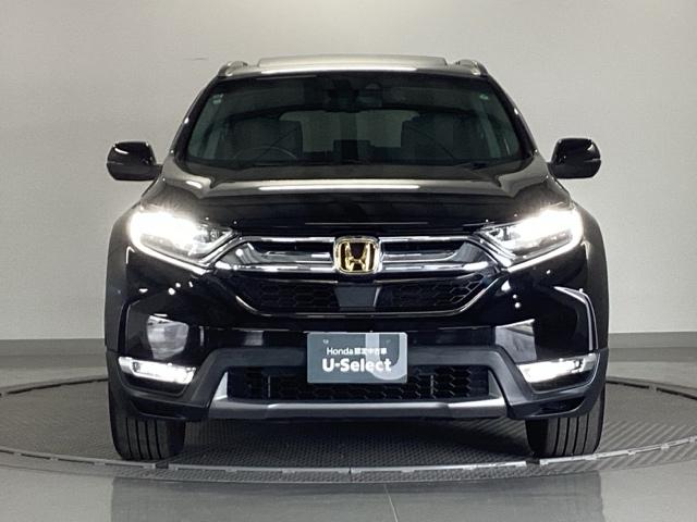 CR-Vハイブリッド e:HEVEX・マスターピース 純正メモリーナビ 本革Pシート Sルーフ 電動バックドア 衝突軽減ブレーキ クルコン Bカメラ LEDヘッドライト DVD ドライブレコーダー 本革シート 4WD 前席シートヒーター スマートキー(6枚目)