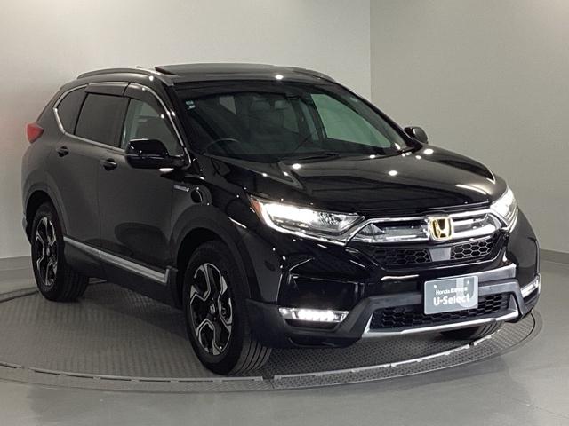 CR-Vハイブリッド e:HEVEX・マスターピース 純正メモリーナビ 本革Pシート Sルーフ 電動バックドア 衝突軽減ブレーキ クルコン Bカメラ LEDヘッドライト DVD ドライブレコーダー 本革シート 4WD 前席シートヒーター スマートキー(8枚目)