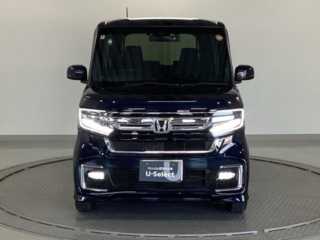 N-BOXカスタム L 純正ナビ フルセグ リアカメラ 両席電動スライドドア Pソナー サイドエアバッグ ナビTV Aストップ シートヒータ ベンチシート キーフリーシステム LEDライト クルーズコントロール AC ETC(6枚目)