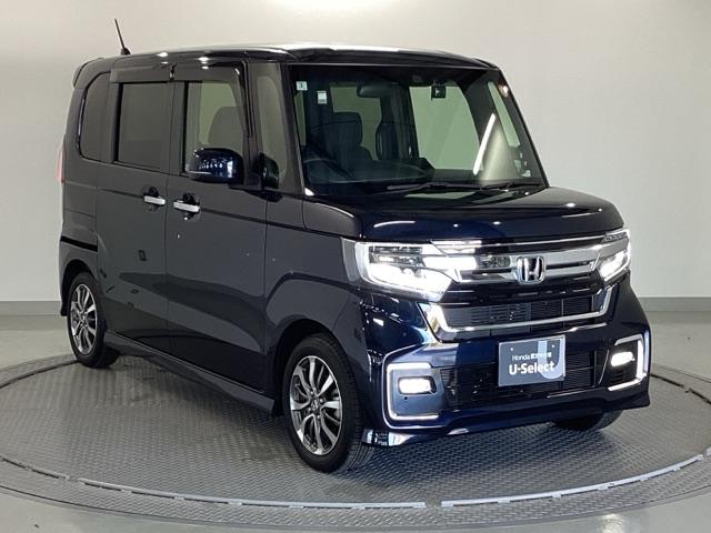 N-BOXカスタム L 純正ナビ フルセグ リアカメラ 両席電動スライドドア Pソナー サイドエアバッグ ナビTV Aストップ シートヒータ ベンチシート キーフリーシステム LEDライト クルーズコントロール AC ETC(7枚目)