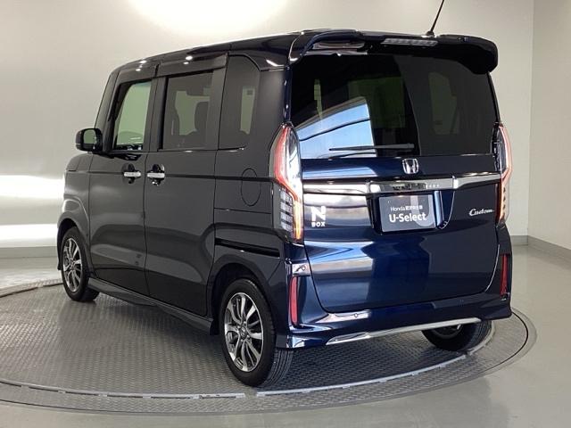 N-BOXカスタム L 純正ナビ フルセグ リアカメラ 両席電動スライドドア Pソナー サイドエアバッグ ナビTV Aストップ シートヒータ ベンチシート キーフリーシステム LEDライト クルーズコントロール AC ETC(10枚目)