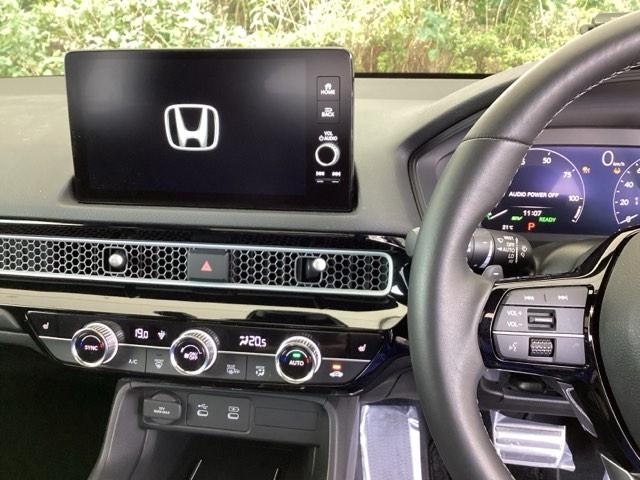 シビック e:HEVEX Google搭載ディスプレイオーディオ 衝突被害軽減ブレーキ Bカメラ シートヒーター ETC フルセグ LEDヘッドライト サイドカーテンエアバック サンルーフ オートライト パーキングセンサー(3枚目)