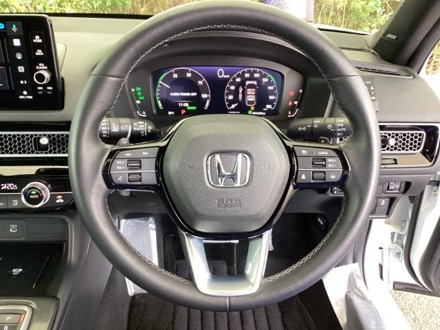 シビック e:HEVEX Google搭載ディスプレイオーディオ 衝突被害軽減ブレーキ Bカメラ シートヒーター ETC フルセグ LEDヘッドライト サイドカーテンエアバック サンルーフ オートライト パーキングセンサー(16枚目)