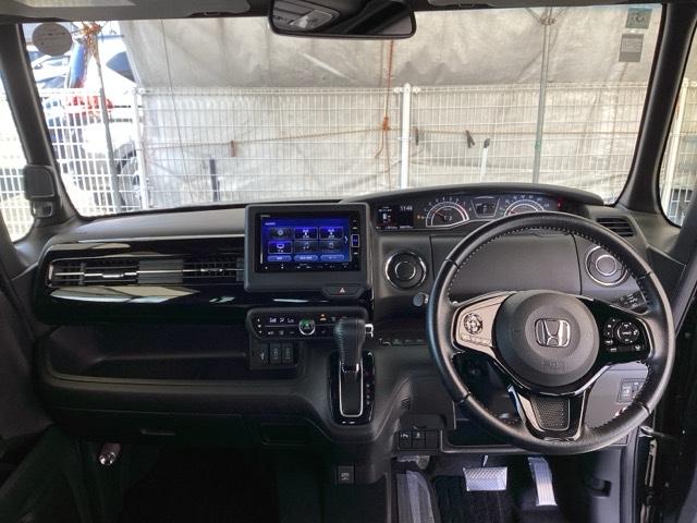 N-BOXカスタム EXターボ 純正ナビ スーパースライドシート パーキングセンサー 地デジ 前席シートヒーター バックガイドモニター カーテンエアバック LED 盗難防止装置 ABS オートクルーズコントロール エアバッグ DVD(3枚目)