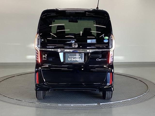 N-BOXカスタム G・Lホンダセンシング 純正メモリーナビ ドラレコ リアカメラ 地デジTV 整備記録簿 助手席エアバッグ キーレス シートH アイドリングST セキュリティーアラーム スマ-トキ- ナビTV ETC 前車追従機能 USB(9枚目)