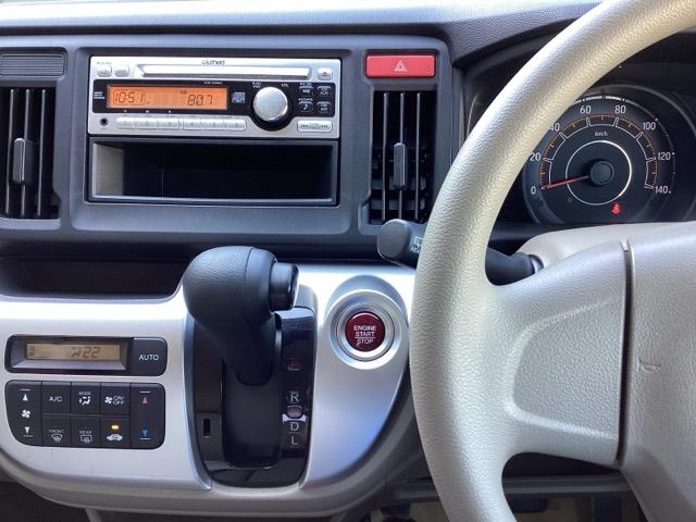 N-WGN G AUX対応CDチューナー スマートキー イモビライザー AAC キーレスキー 運転席エアバック 運転席助手席エアバック 横滑り防止機能 PW PS ABS ベンチシート アイドリングストップ付き(2枚目)