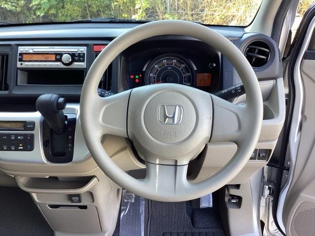 N-WGN G AUX対応CDチューナー スマートキー イモビライザー AAC キーレスキー 運転席エアバック 運転席助手席エアバック 横滑り防止機能 PW PS ABS ベンチシート アイドリングストップ付き(16枚目)