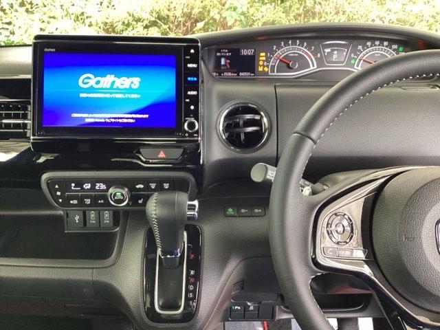 N-BOXカスタム Lターボ 純正メモリーナビ リア席モニター ETC 地デジチューナー 衝突軽減ブレーキサポート LEDヘッドライ アイドリングS ターボエンジン PS カーテンエアバック シートヒータ エアバック USB PW(3枚目)