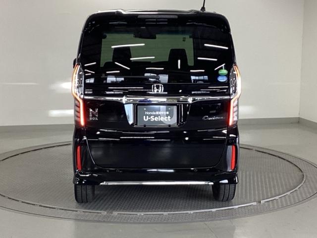 N-BOXカスタム Lターボ 純正メモリーナビ リア席モニター ETC 地デジチューナー 衝突軽減ブレーキサポート LEDヘッドライ アイドリングS ターボエンジン PS カーテンエアバック シートヒータ エアバック USB PW(9枚目)