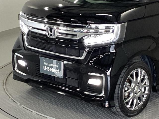 N-BOXカスタム Lターボ 純正メモリーナビ リア席モニター ETC 地デジチューナー 衝突軽減ブレーキサポート LEDヘッドライ アイドリングS ターボエンジン PS カーテンエアバック シートヒータ エアバック USB PW(28枚目)