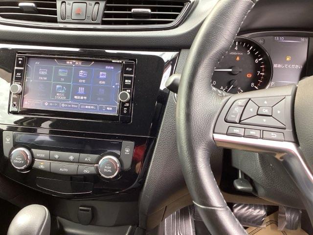 エクストレイル ２０Ｘ　ナビ　フルセグ　全周囲カメラ　パワーリアゲート　地デジ　ＶＤＣ　Ｂカメラ　ＤＶＤ再生　インテリキー　Ａストップ　ＬＥＤライト　ＥＴＣ　エアコン　盗難防止システム　キーレスエントリー　ＡＢＳ　エアバッグ（2枚目）