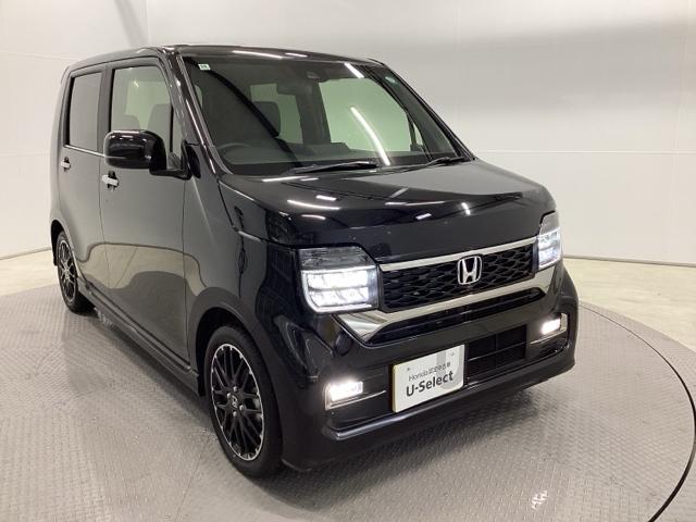 Ｎ－ＷＧＮカスタム Ｌ・ターボ　メモリーナビ　リアカメラ　フルセグ　衝突被害軽減装置　ＬＥＤランプ　クリアランスソナー　Ｂカメ　サイドエアバック　前席シートヒーター　イモビ　スマートキー・プッシュスタート　キーフリー　横滑り防止（7枚目）