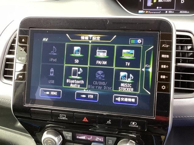 セレナ ｅ－パワーハイウェイスターＶ　純正メモリーナビ　全周囲カメラ　ＥＴＣ　３６０°カメラ　エマジェンシーブレーキ　ＤＶＤ再生機能　地デジ　ＵＳＢ入力　パーキングセンサー　３列シート　ウォークスルー　横滑り防止機能　スマキー　ＬＥＤ（11枚目）