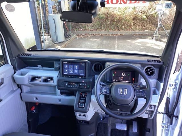 Ｎ－ＶＡＮ ｅ： ｅ：Ｌ４　純正メモリーナビ　リアカメラ　ＥＴＣ　バックモニター　フルオートエアコン　パワーウィンドー　運転席シートヒーター　パーキングセンサー　アクティブクルーズコントロール　キーレス　両スライドドア　ＶＳＡ（2枚目）