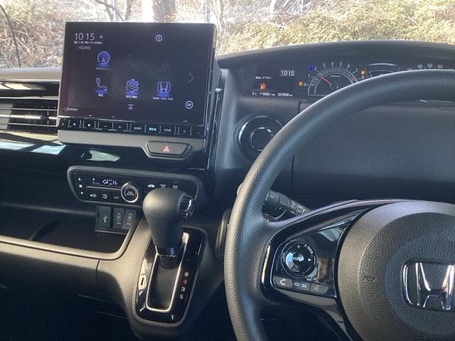 N-BOXカスタム L 純正ナビ フルセグ リアカメラ 両席エアバック Bモニタ ブレーキサポート セキュリティー LEDランプ キーレスエントリー SRS 横滑り防止機能 片側電動両側スライドドア DVD再生機能 PW(2枚目)