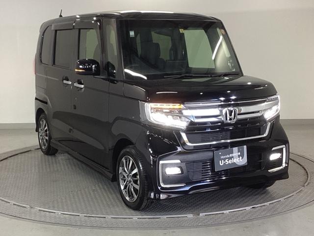 N-BOXカスタム L 純正ナビ フルセグ リアカメラ 両席エアバック Bモニタ ブレーキサポート セキュリティー LEDランプ キーレスエントリー SRS 横滑り防止機能 片側電動両側スライドドア DVD再生機能 PW(7枚目)