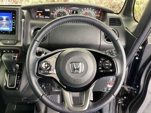 Ｎ－ＢＯＸカスタム Ｌターボスタイル＋ブラック　純正メモリーナビ　ドラレコ　リアカメラ　左右電動スライドドア　シートＨ　ＤＶＤ再生可　オートクルーズ　記録簿　地デジチューナー　エアバッグ　スマートキ－　サイドエアバッグ　リヤカメラ　ベンチシート（14枚目）