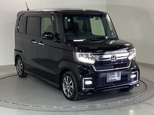 Ｎ－ＢＯＸカスタム Ｌ　純正メモリーナビ　シートヒーター　ＥＴＣ　スマートキーシステム　リヤカメラ　サイドカーテンエアバック　記録簿　ナビ＆ＴＶ　ＵＳＢポート　ＬＥＤ　キーフリー　両側スライド片側電動ドア　パワーステアリング（7枚目）