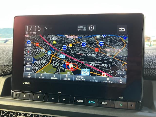 ステップワゴン ｅ：ＨＥＶエアー　ギャザズ９インチメモリーナビ　社外フロントドラレコ　ＥＴＣ（4枚目）