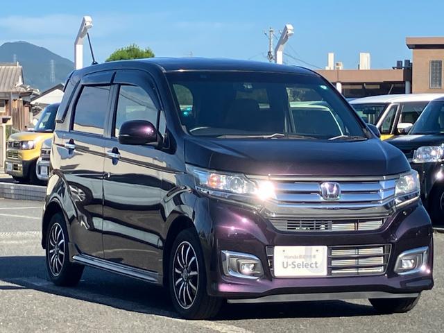 N-WGNカスタム G・Lパッケージ Gathersメモリーナビ(VXM-185VFi) 前ドラレコ ETC(6枚目)