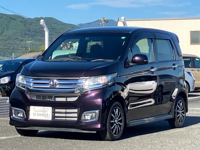 N-WGNカスタム G・Lパッケージ Gathersメモリーナビ(VXM-185VFi) 前ドラレコ ETC(8枚目)