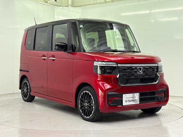 N-BOXカスタム ターボコーディネートスタイル Gathersメモリーナビ(VXM-245ZFEi) 両側電動スライドドア オートリトラミラー コンビニフック付シートバックテーブル ETC(6枚目)