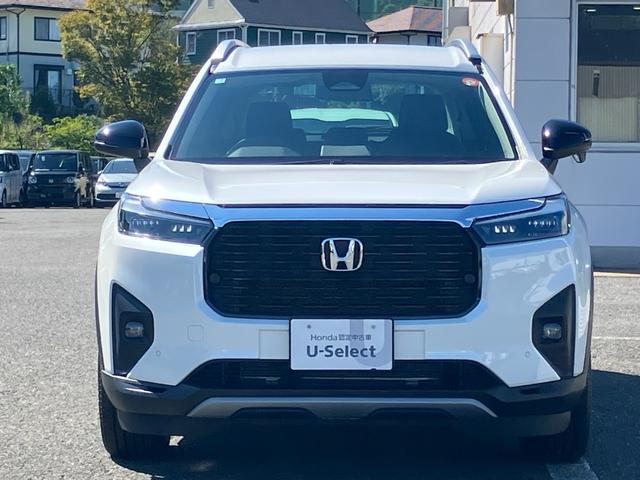 WR-V Z+ブラックスタイル Bランク車(2025年7月製造)3年車検付 本革巻ステアリングホイール+セレクトレバー リアセンターアームレスト Z+専用エクステリア BLACKSTYLE専用装備(5枚目)