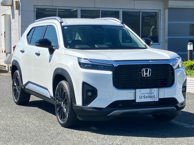 WR-V Z+ブラックスタイル Bランク車(2025年7月製造)3年車検付 本革巻ステアリングホイール+セレクトレバー リアセンターアームレスト Z+専用エクステリア BLACKSTYLE専用装備(7枚目)