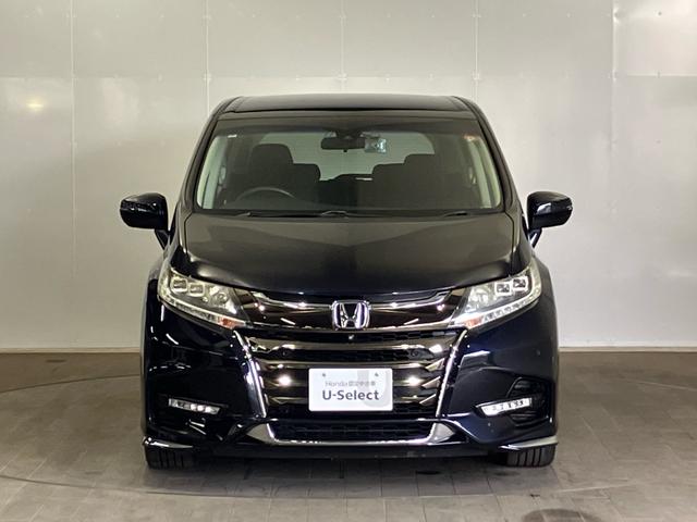 オデッセイハイブリッド ハイブリッドアブソルート・EXホンダセンシング Gathersメモリーナビ(VXM-197VFNi) マルチビューカメラ+スマートパーキングアシスト ブラインドスポットインフォメーション 3ゾーンコントロールエアコン(5枚目)