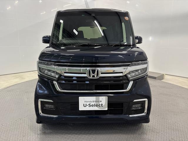 Ｎ－ＢＯＸカスタム Ｌ　オーディオレス　両側電動スライドドア　ＥＴＣ　オートリトラミラー　運転席／助手席シートヒーター　運転席／助手席シートバックテーブル　衝突軽減ブレーキ　誤発進抑制機能　歩行者事故低減ステアリング（5枚目）