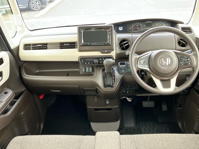 N-BOX L いまコレ+ Gathersメモリナビ(VXM-224VFi) ETC バックカメラ 前後ドラレコ 運転席/助手席シートバックテーブル 運転席/助手席シートヒーター 衝突軽減ブレーキ 誤発進抑制機能(4枚目)