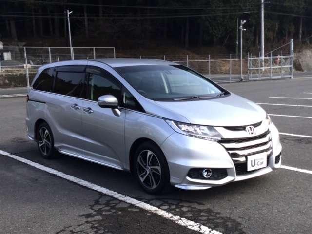 アブソルート ホンダ純正メモリーナビ フルセグテレビ Rカメラ 衝突軽減B LED ナビTV フルセグ クルコン アルミ エアロ メモリーインターナビ DVD ETC スマートキー(5枚目)