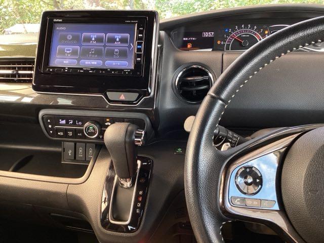Ｎ－ＢＯＸカスタム Ｇ・Ｌターボホンダセンシング　純正ナビ　フルセグ　リアカメラ　両側ＰＷスライドドア　Ｂモニタ　Ｉストップ　セキュリティー　ＵＳＢ接続　クルーズコントロール　ナビＴＶ　キーレスエントリー　ＶＳＡ　ベンチＳ　ＬＥＤランプ　ターボモデル（2枚目）